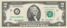 Two dollar note