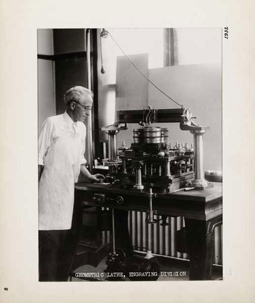 Photographic Print, Geometric Lathe, Engraving Division, c.1932