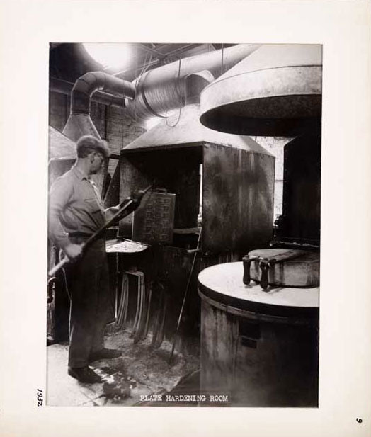 Photographic Print, Plate Hardening Room, c.1932