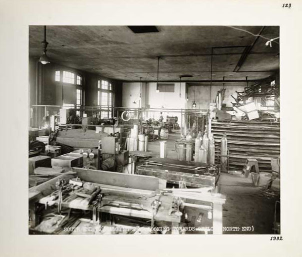 Photographic Print, Plumbing Shop, c. 1932.