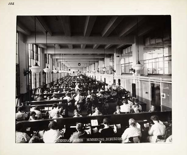 Photographic Print, Numbering Division, c.1930s