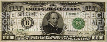 $10,000 Note 1934 Face