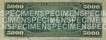 $5,000 Note Back